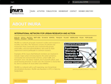 Tablet Screenshot of inura.org